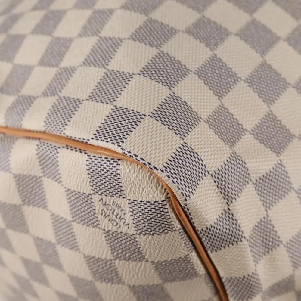 LOUIS VUITTON Damier Azur Keepall 50 Boston Bag N41430